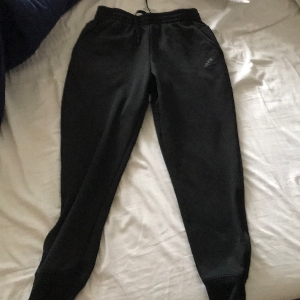 Adidas Dark Grey/Black Joggers Size M